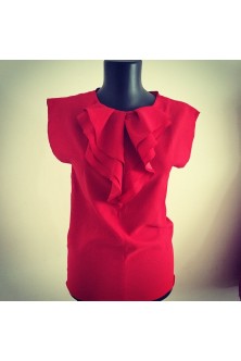 Bluza cu multe volane